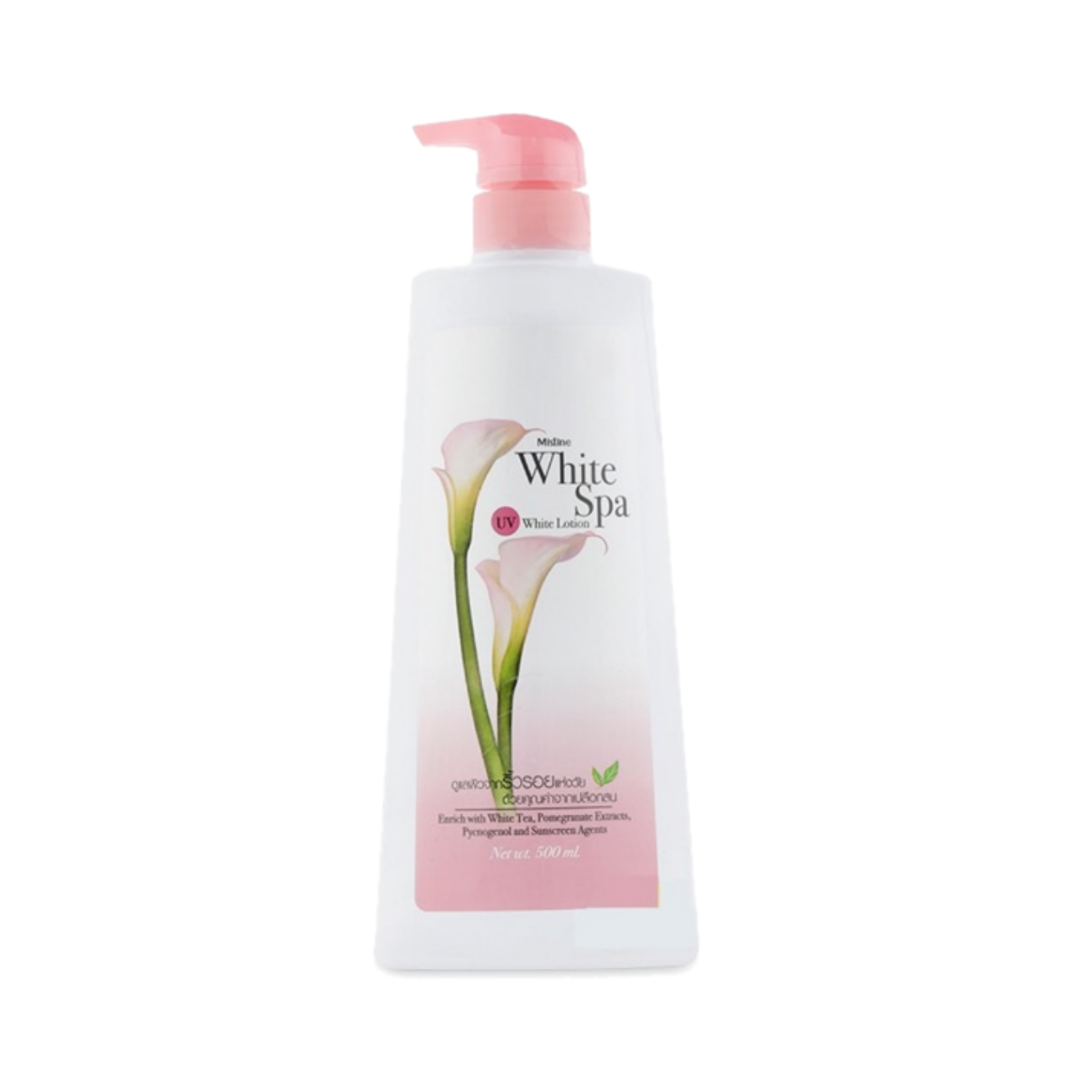 Mistine White Spa UV white lotion 500 ml.