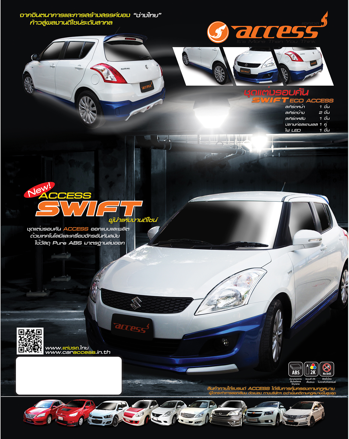 Suzuki Swift 2012 bodykits by Amotriz