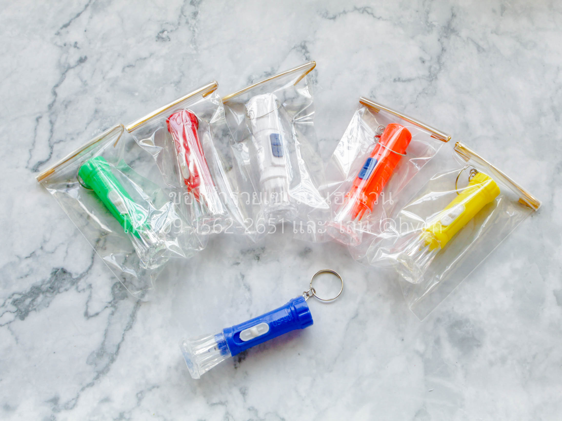 ของชำร่วยงานศพ ไฟฉายพวงกุญแจจิ๋ว