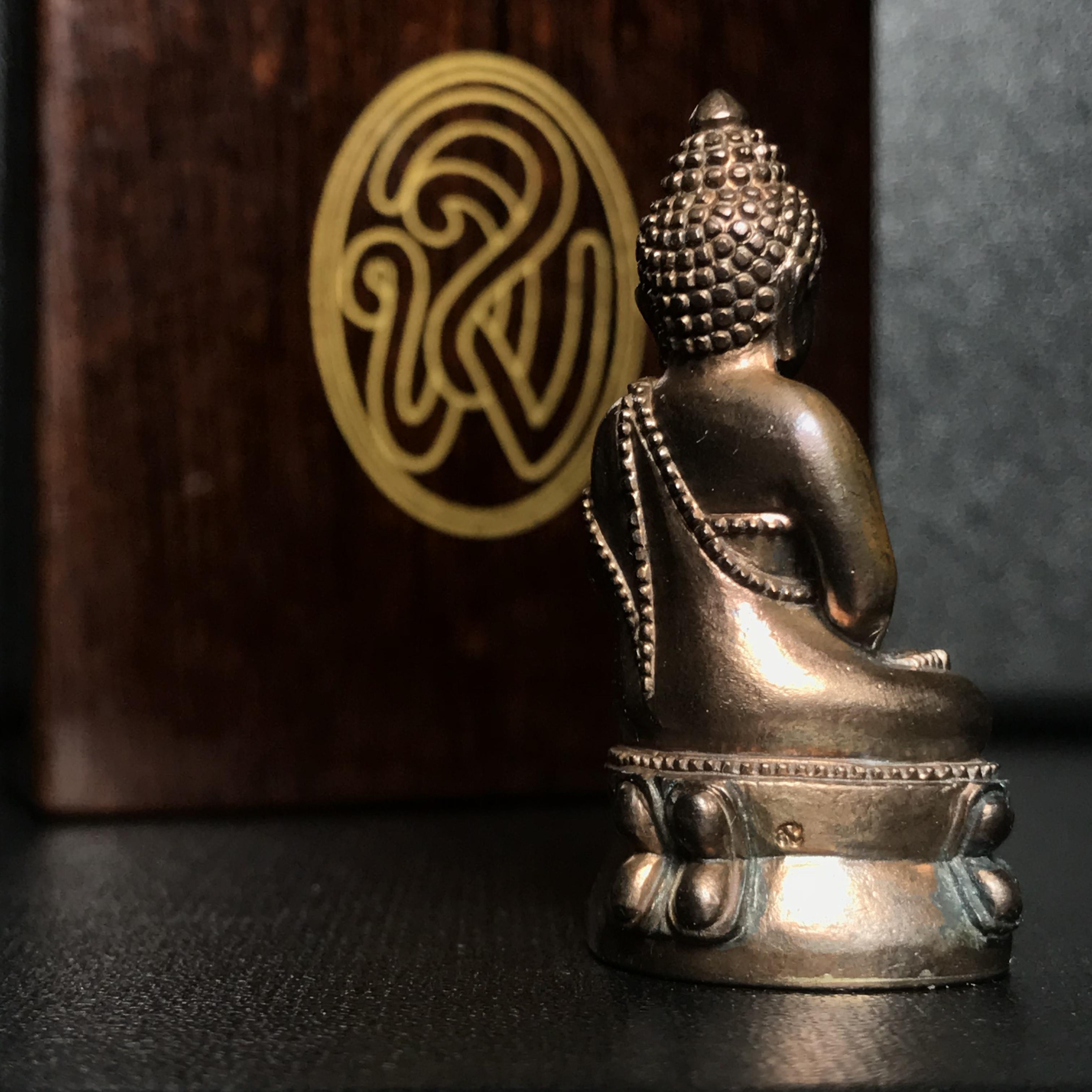 พระกริ่งพุทธนิรมิต สมเด็จพระวันรัต (จุนท์) วัดบวรนิเวศวิหาร เนื้อนวโลหะ ปี2552(1ใน300องค์)