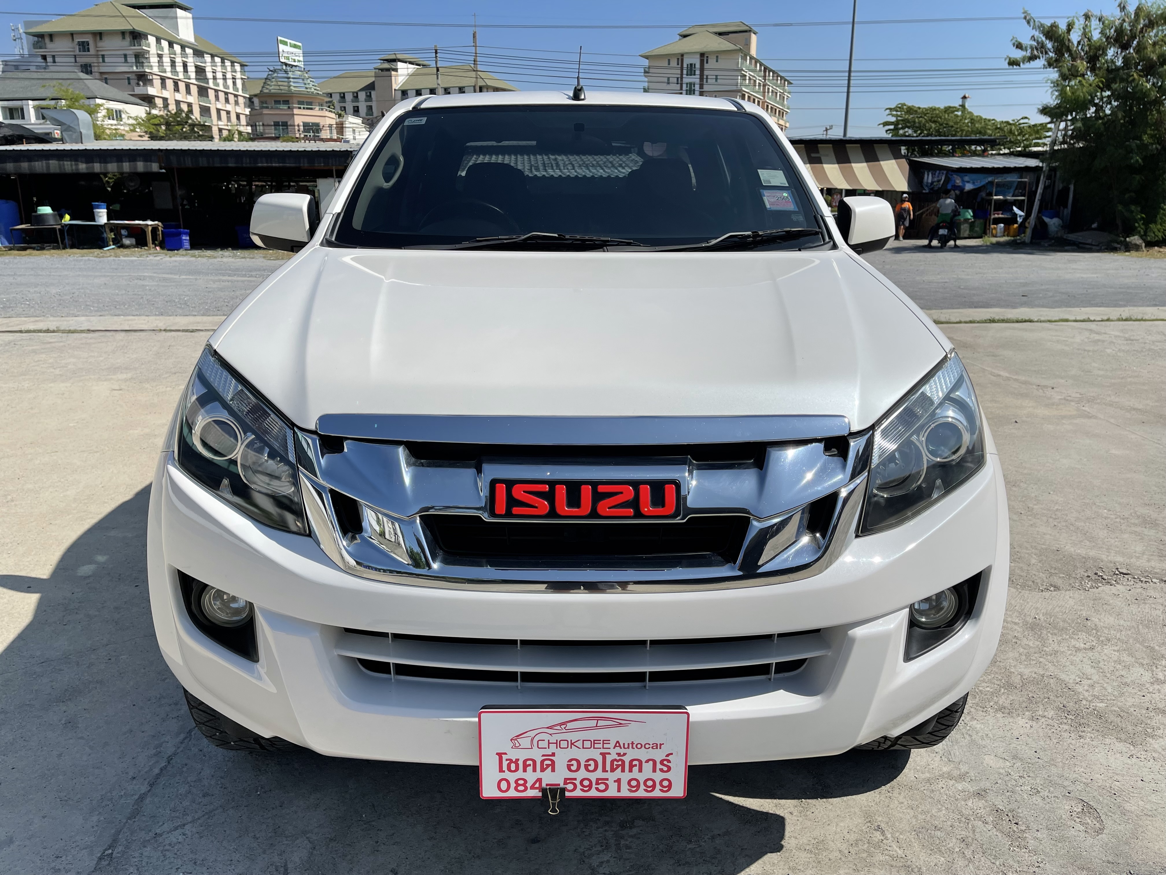 Isuzu Dmax All New 4ประตู Hilander 2.5 Vgs Z Dvd 2013 ขาวมุก