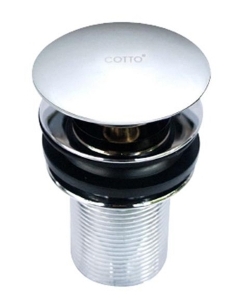 CT665N(HM) สะดืออ่างล้างหน้าแบบกด (ไม่มีรูน้ำล้น)