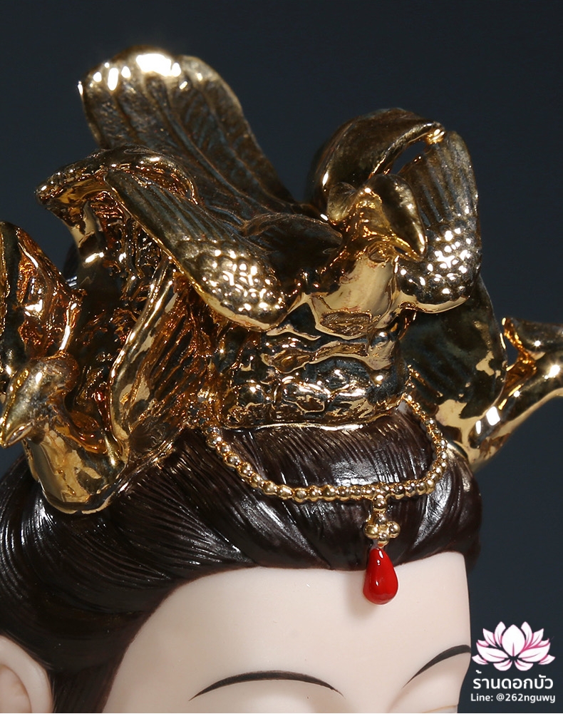 เง็กเซียนฮ่องเต้ หยกอ๋องส่องเต่ และ พระนางซีหวังหมู่ กิมบ้อเนี่ยเนี้ย ประทับนั่งบัลลังก์ คุณภาพพรีเมียม ขนาด 12/16 นิ้ว