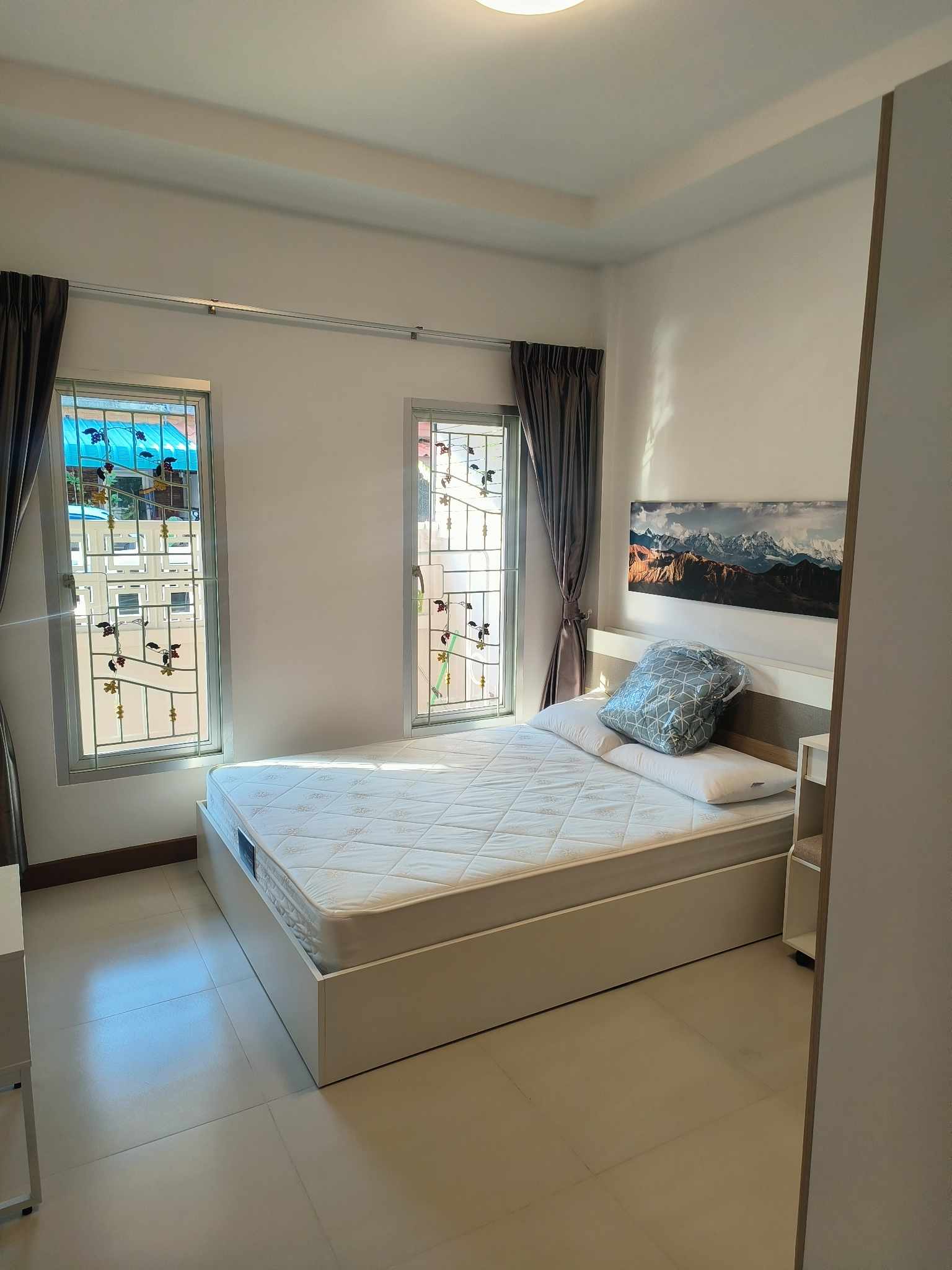 For Rent : Chalong, One-story townhome @Baan Songkun Nabon, 3 Bedrooms 2 Bathrooms