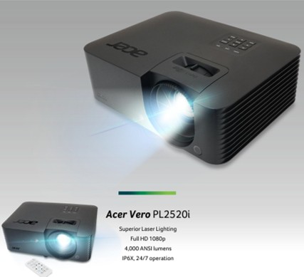 ACER Laser Projector รุ่น PL-2520i ความสว่าง 4,000 ANSI Lumens, FULL HD