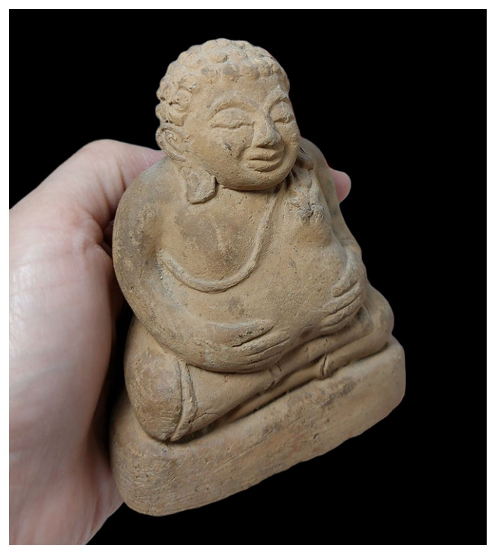 พระสังกัจจายน์เก่า อยุธยาปลายๆ-BPT2656-