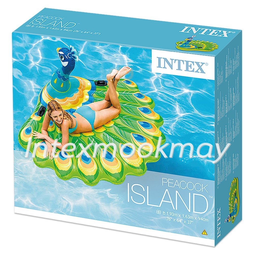 Intex 57250 แพยางลายนกยูง