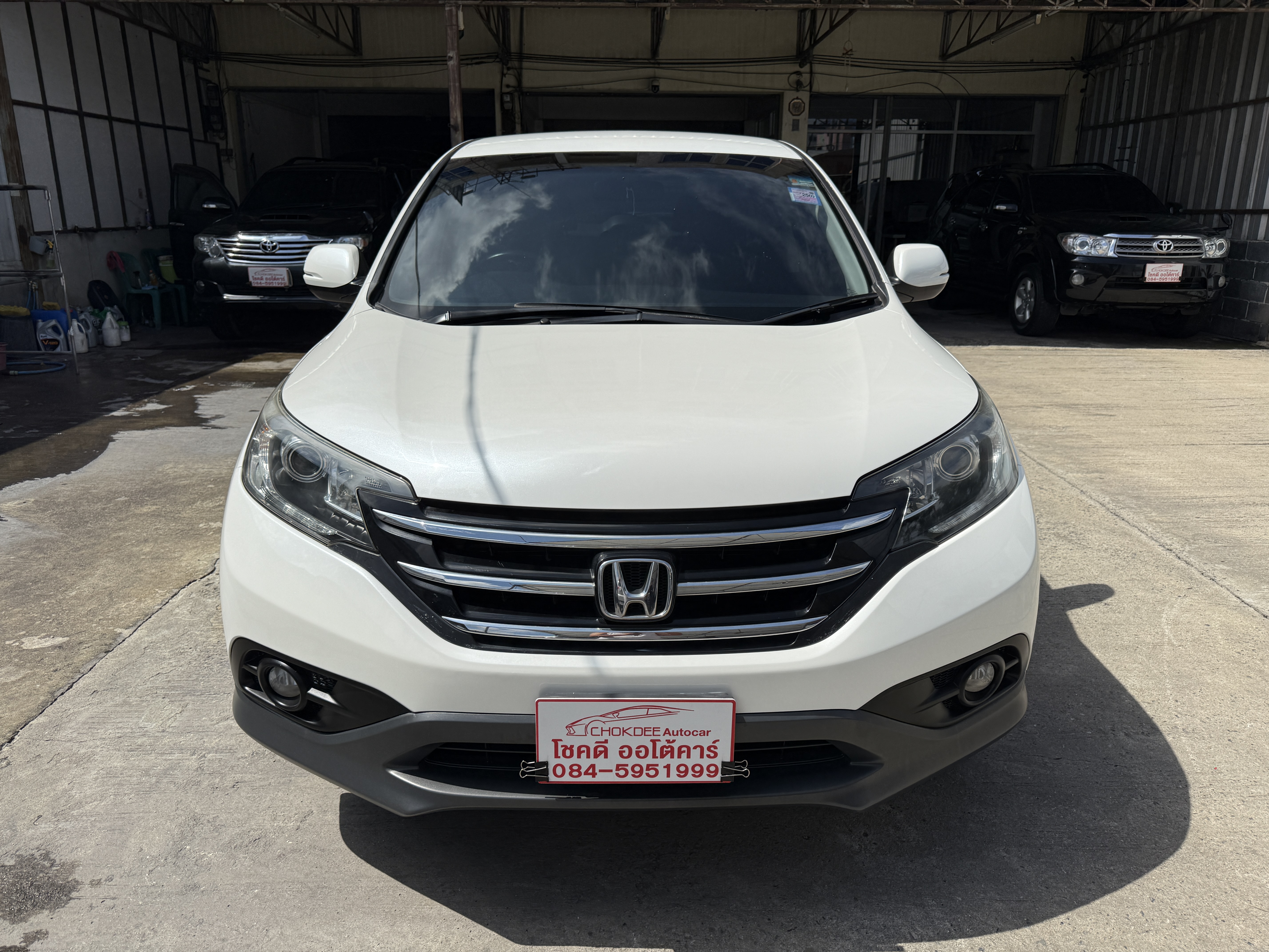 Honda CRV 2.0 E 4WD At 2013 ขาวมุก