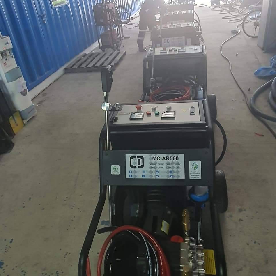 High pressure water jet 500 bar 22 lpm MC AR500