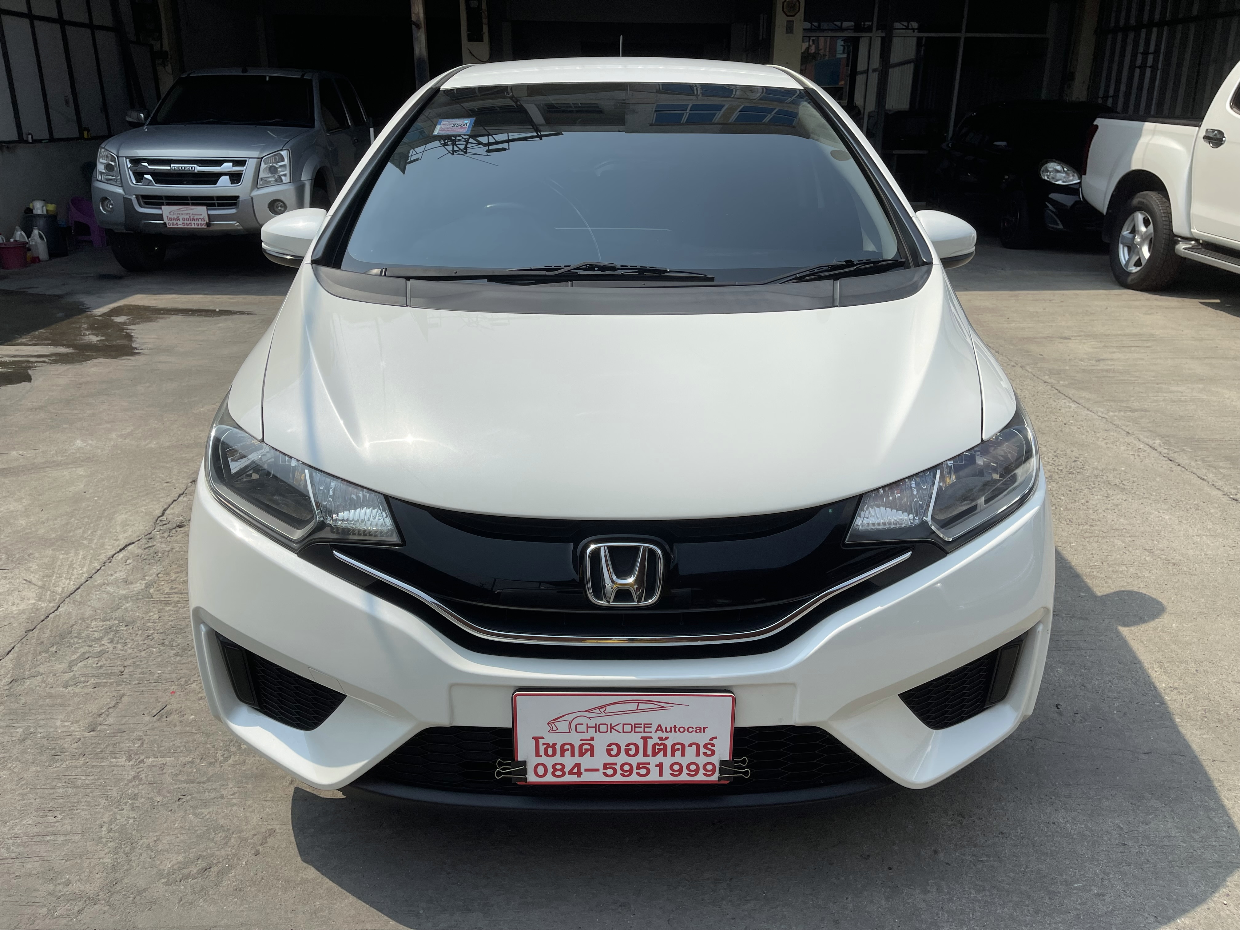 Honda Jazz 1.5 V+ At 2017 ขาวมุก