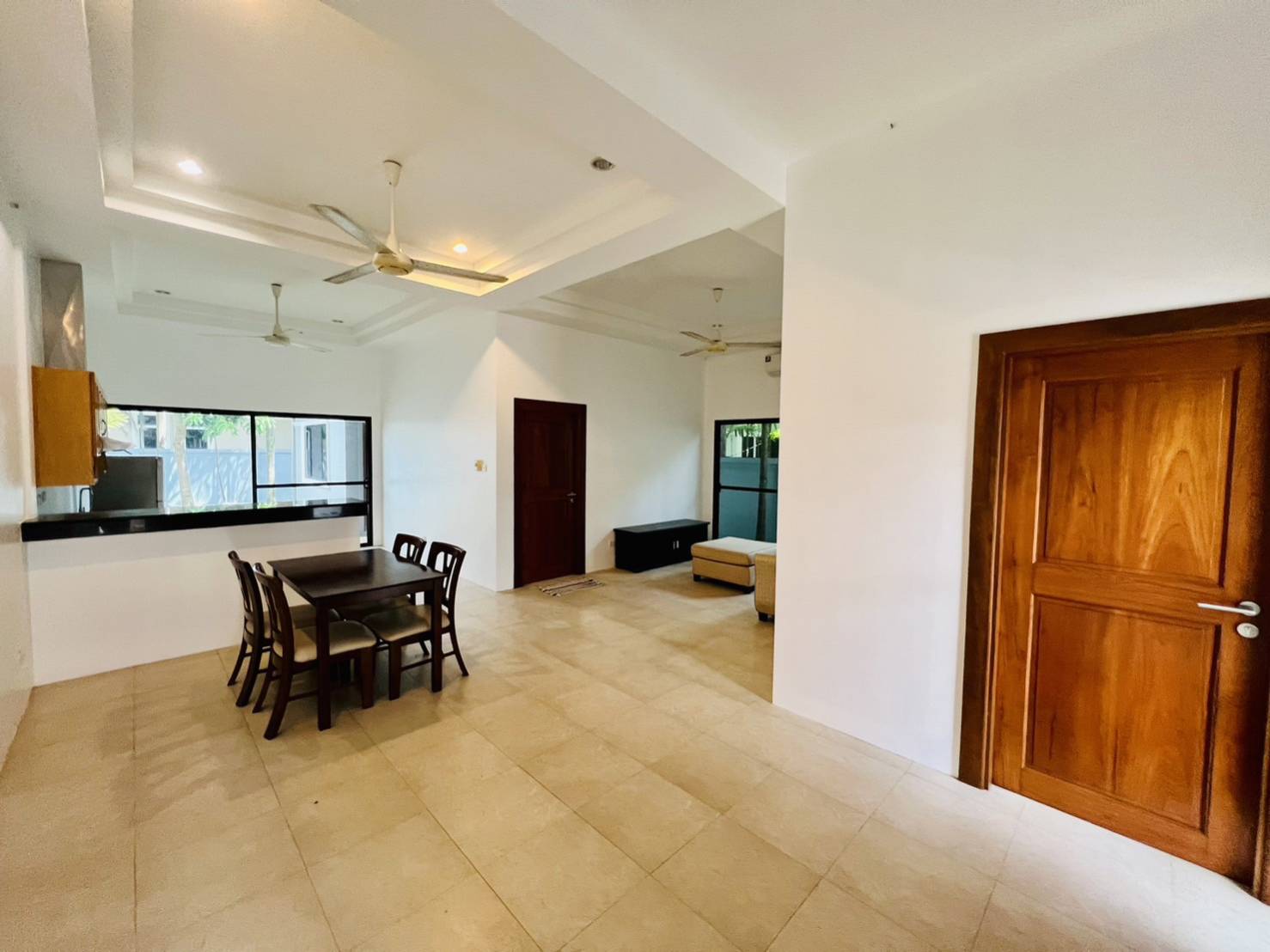 For Rent : Chalong, One-story semi-detached house, 3 bedrooms 2 bathrooms