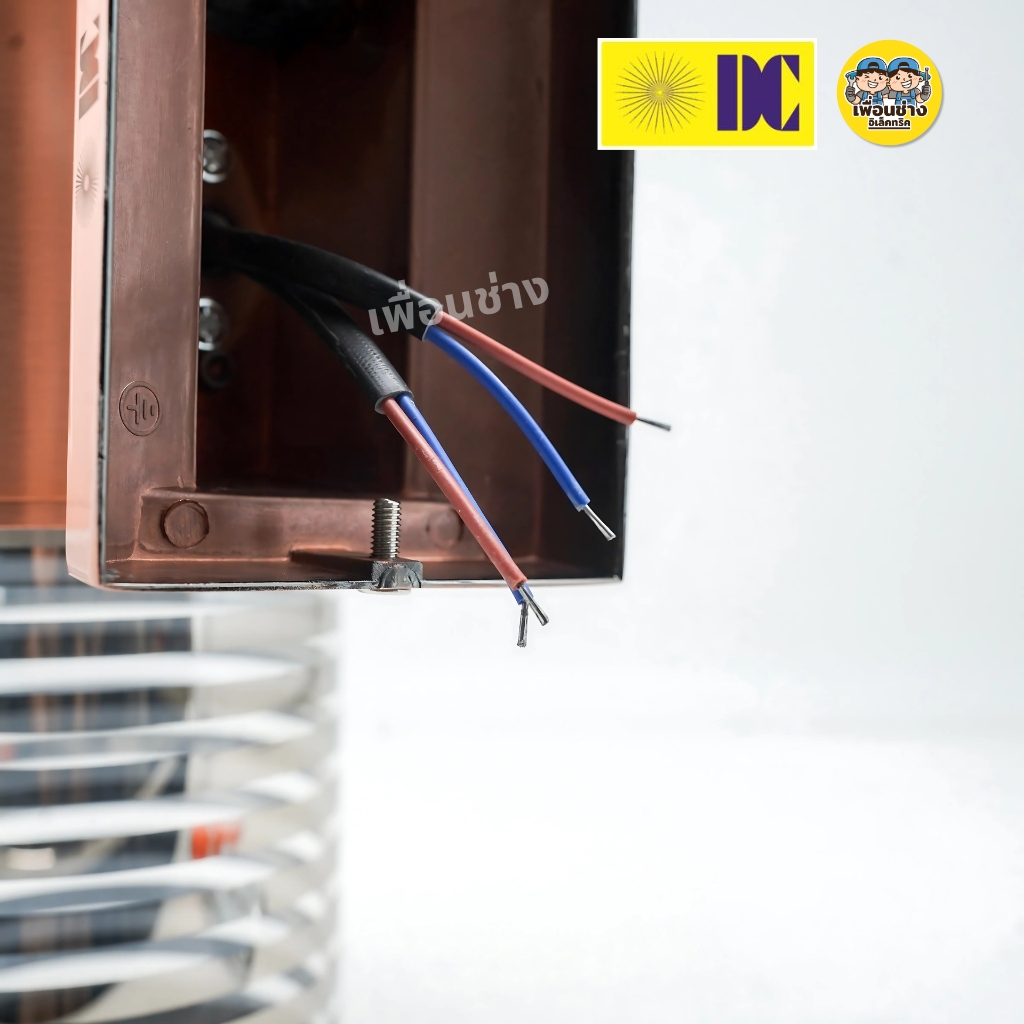 ยี่ห้อ DC รุ่น DCO-SZ2811-SR รุ่น DCO-SZ2810-SRโคมไฟติดผนังส่องขึ้น-ส่องลง ใช้กับหลอดขั้ว E27 โคมไฟติดผนัง โคมไฟกระบอก โคมไฟติดผนัง สีทองแดง