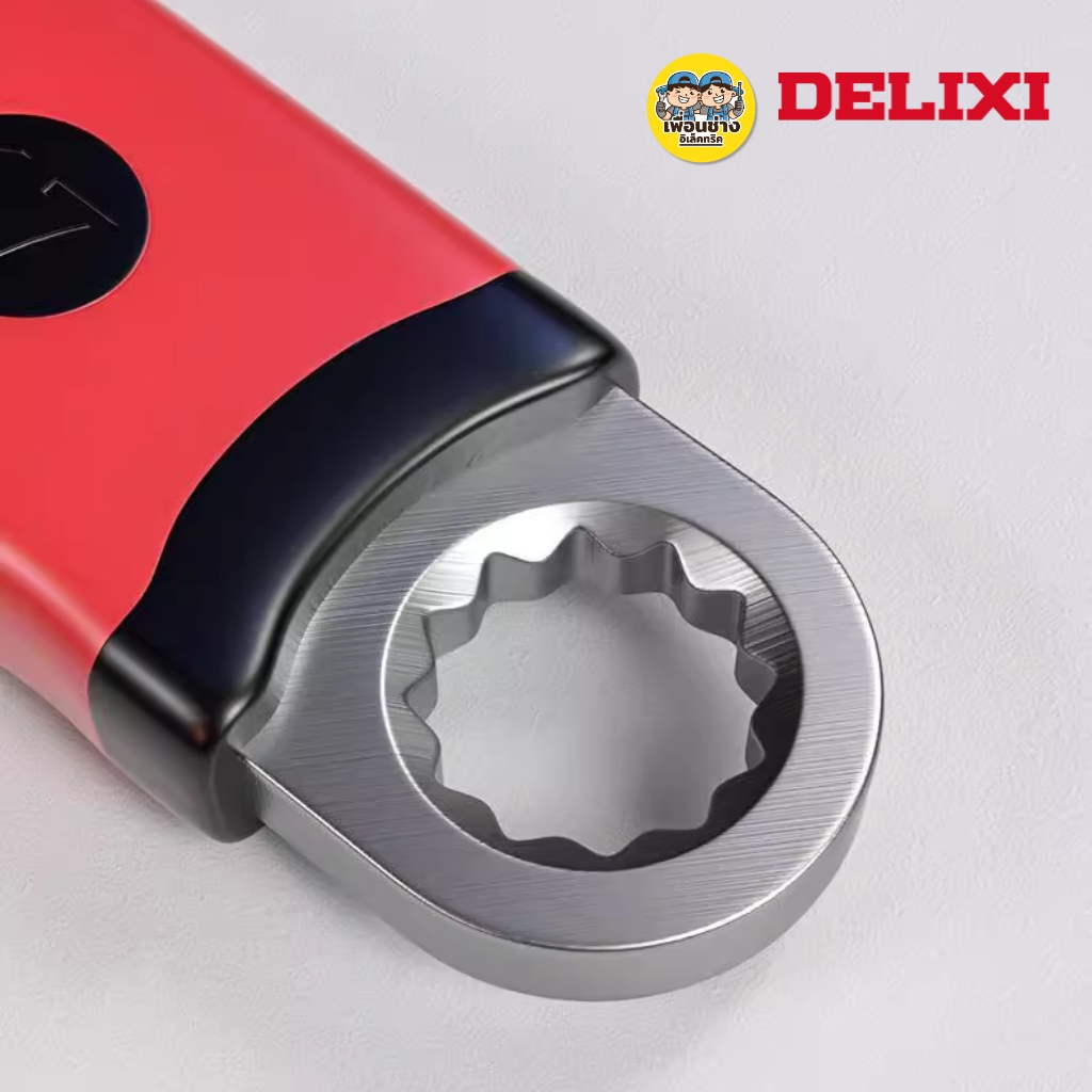 DELIXI ประแจเลื่อน CR-V ขนาด 10" 12" ประแจ เครื่องมือช่าง ขันน็อต อุปกรณ์ช่าง