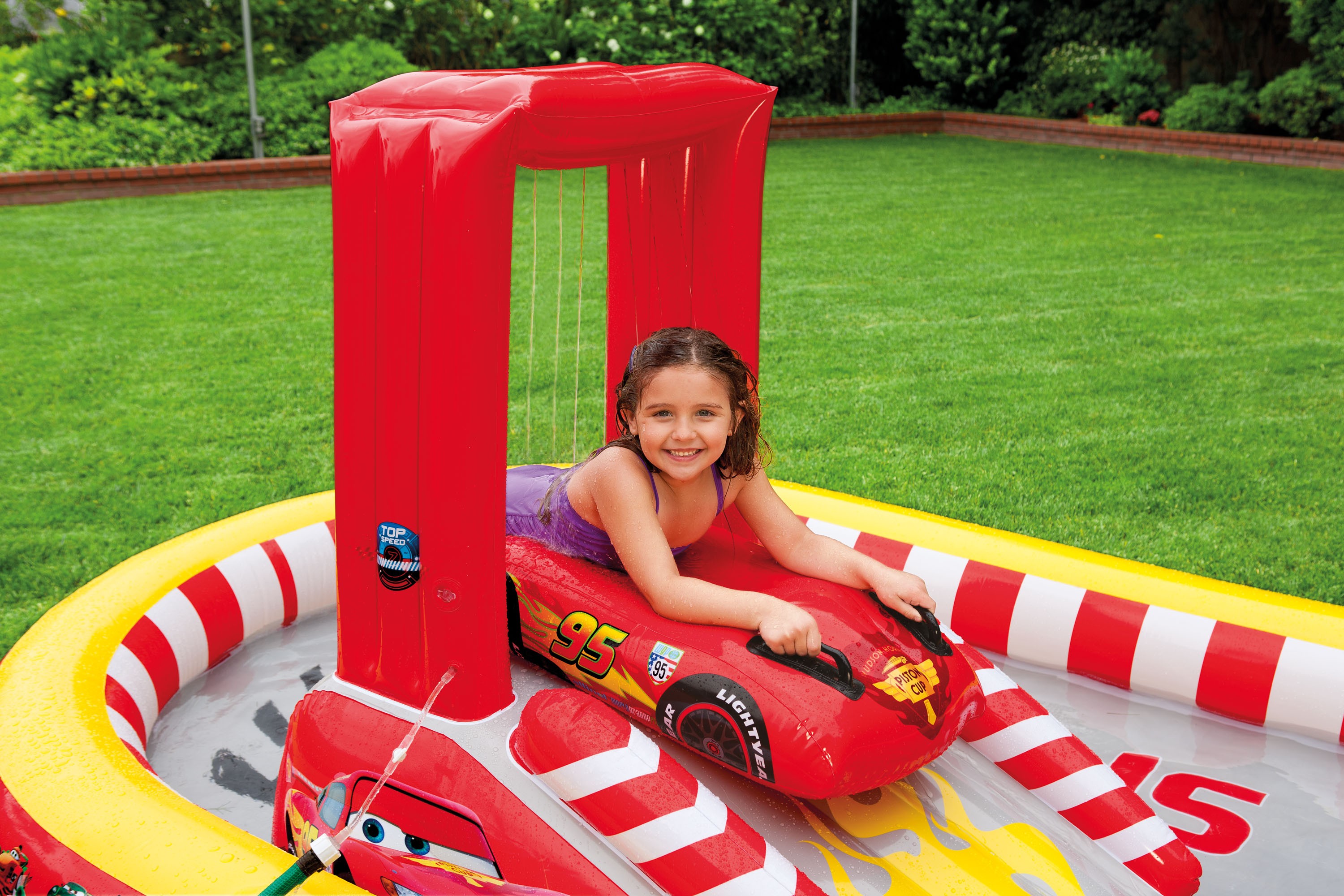 Intex Disney Play Center Cars สระสไลเดอร์เดอร์รถ 57134 (The cars)