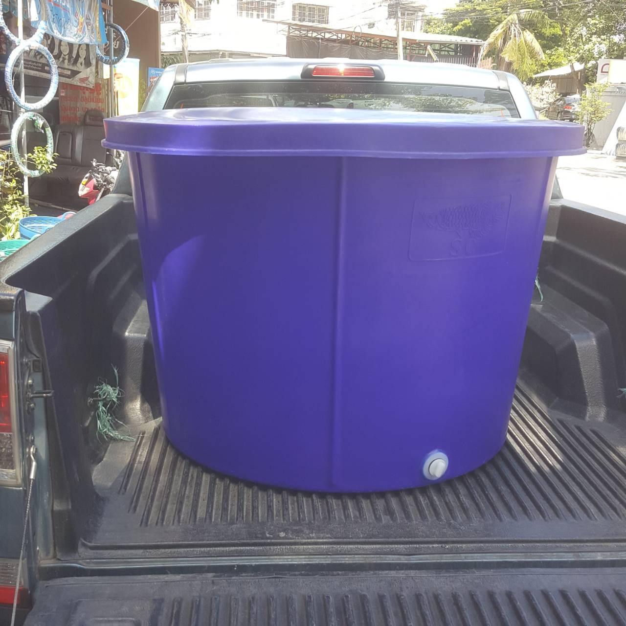 ถังกลมปากกว้าง 500 ลิตร ทรงสูง