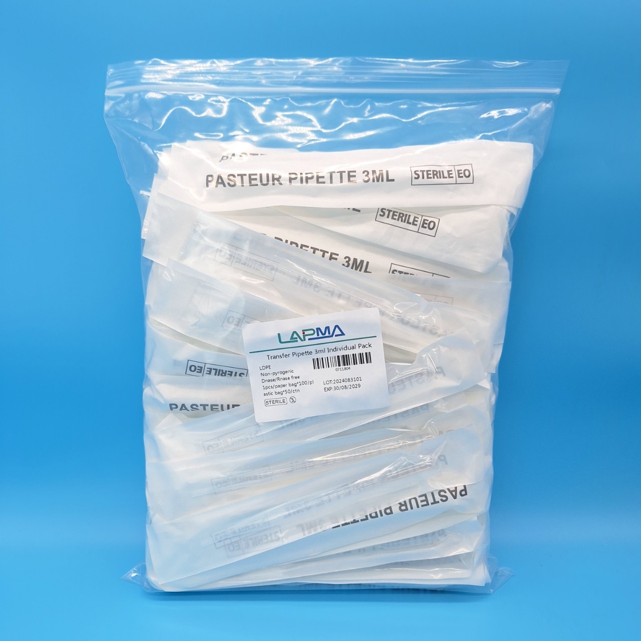 หลอดหยดสารละลาย, หลอดหยดสี dropper ,transfer pipette 1ml/3ml
