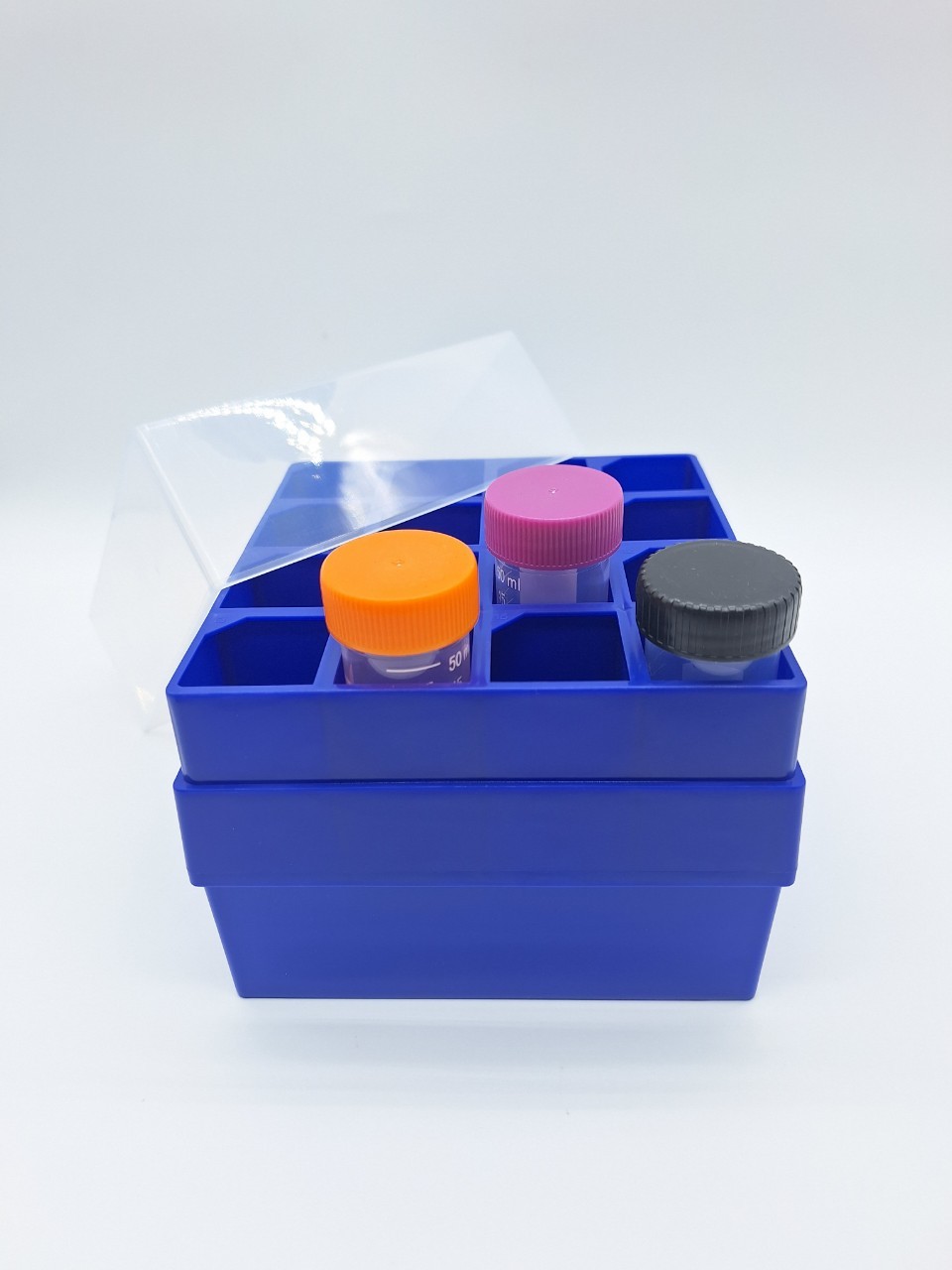 กล่องใส่ Centrifuge tube 15 / 50 ml พร้อมฝาปิด ,16 / 36 ช่อง ราคาถูก ขายดี