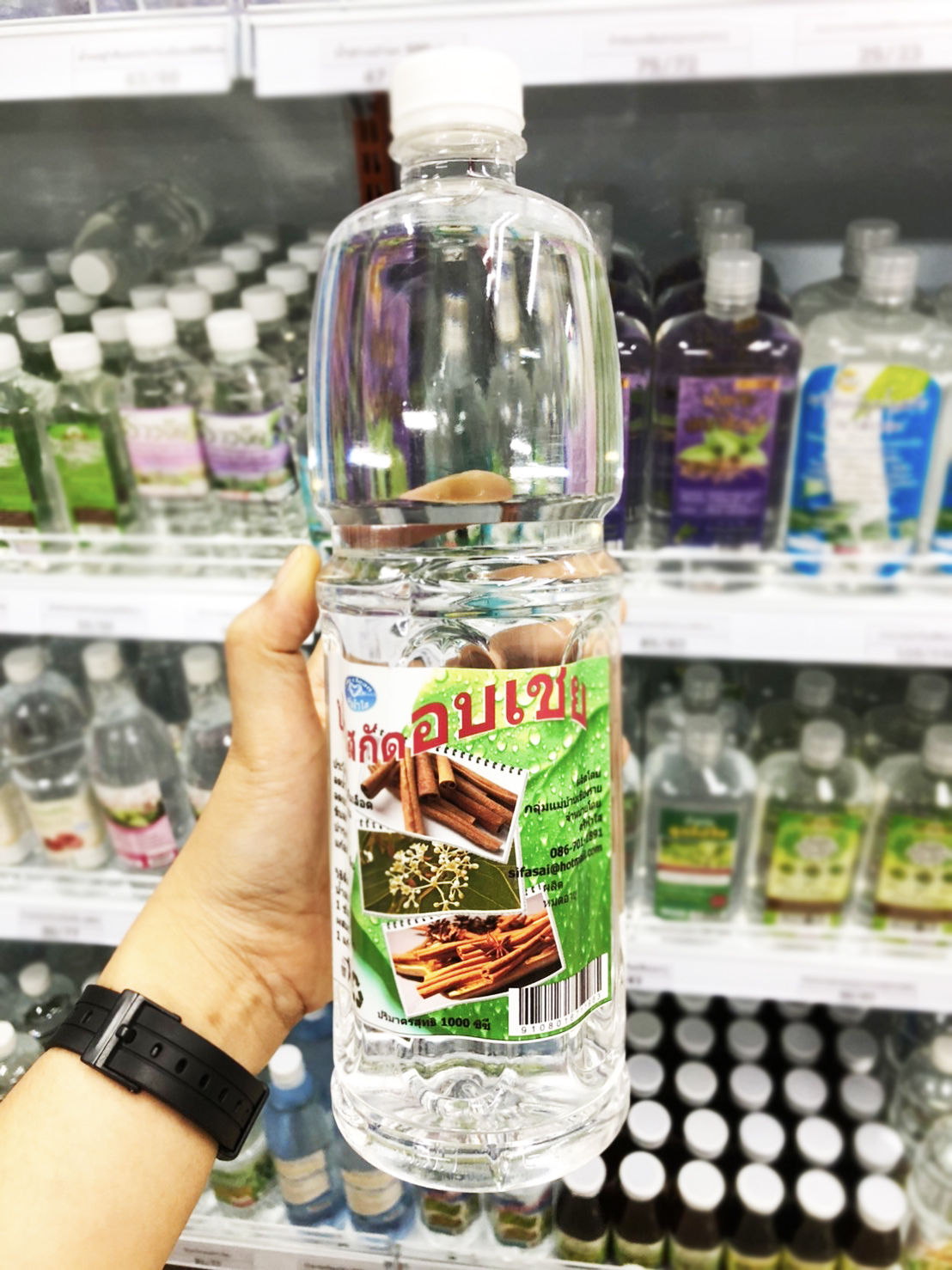 น้ำสกัดอบเชย ( ศรีฟ้าใส ) 1000 มล.