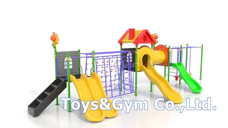 เครื่องเล่นสนามกลางแจ้ง ชุด Funny Park Adventure