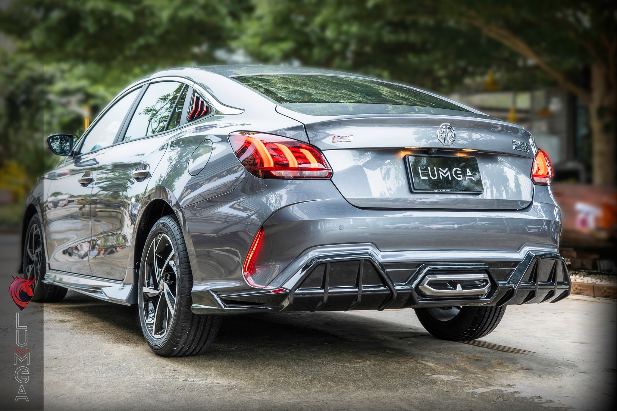 ชุดแต่งสเกิร์ตรอบคัน MG5 2022 Lumga bodykits (ลัมกา)