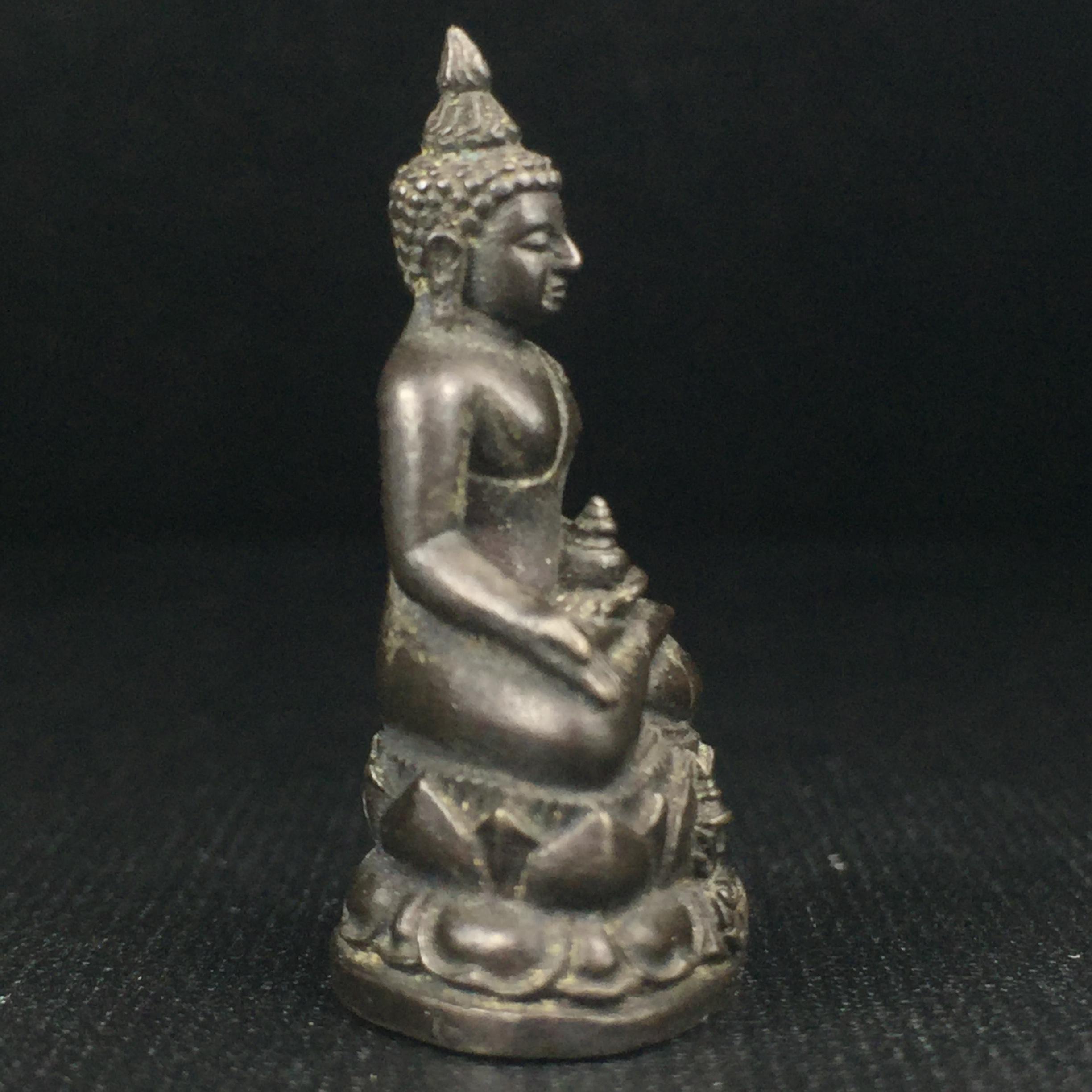 พระกริ่งไพรีพินาศ ภปร. รุ่นแรกของประเทศไทย วัดปทุมวนาราม ปี2535 เนื้อนวโลหะ นิยม (ในหลวงรัชกาลที่9เสด็จเททอง)(1ใน3000องค์)หายาก