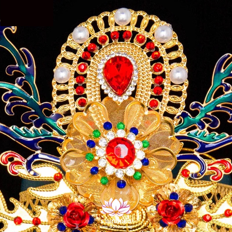 หมวกเทพเจ้าฝ่ายหญิง หมวกเทพนารี หมวกเทวนารี หมวกเจ้าแม่ หมวกพระหญิง หมวกกิมซิ้น หมวกพระจีน