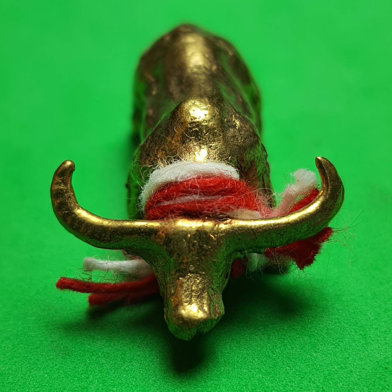 ของป้องกัน ควายธนู ป้องกันภัย เฝ้าบ้าน เฝ้าร้าน แก้อาถรรพ์ ความธนูอาถรรพ์ ความธนู ทองเหลือง ความทองเหลืองความธนู โบราณ