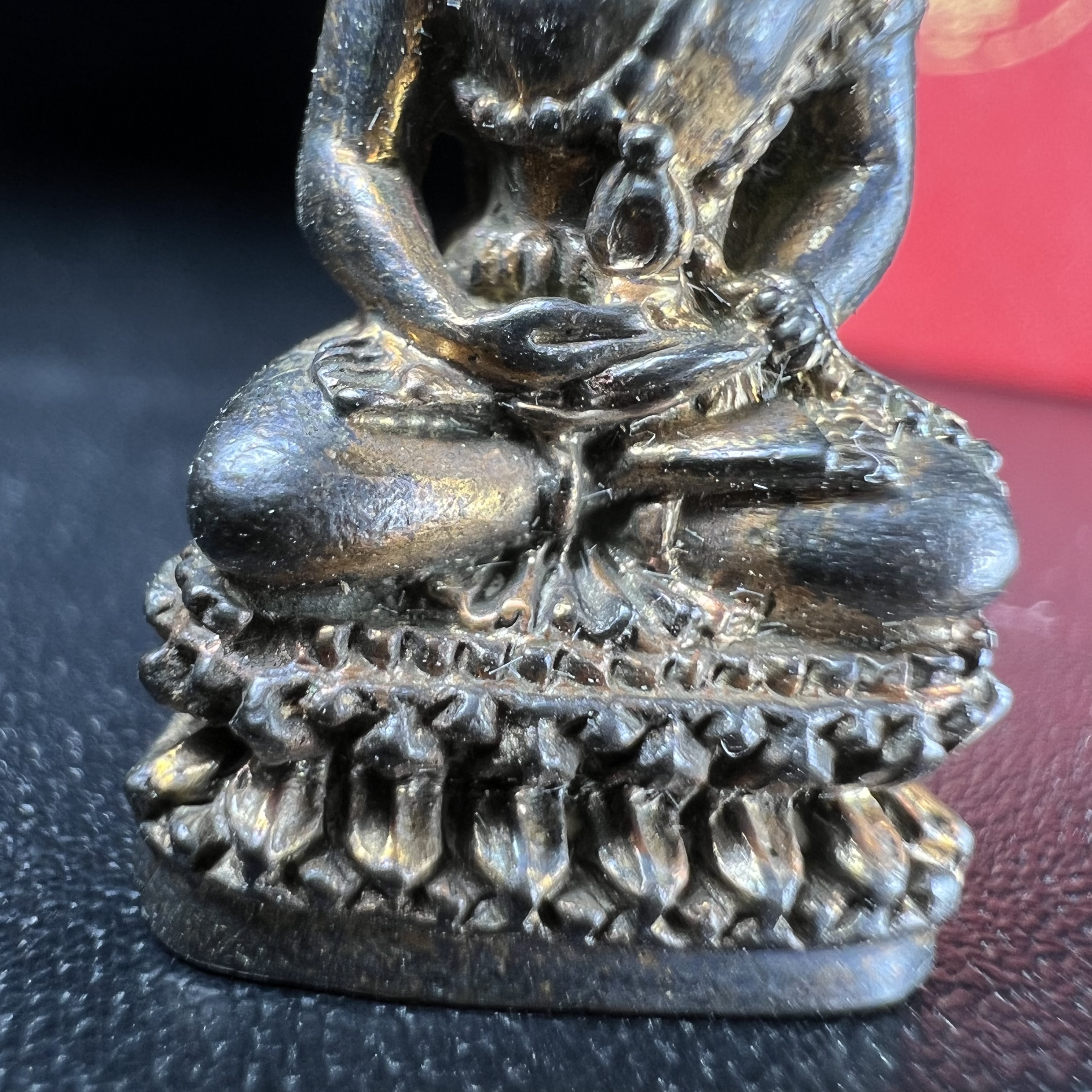 พระกริ่งโภคทรัพย์ วัดบวรนิเวศ ปี2535 เนื้อนวโลหะ(สมเด็จพระญาณสังวร พระสังฆราชสกลมหาสังฆปรินายกเสด็จเททอง)(พระนามมหามงคลพระราชทานให้ อุดมด้วยทรัพย์อันเป็นมงคล อุดมด้วยโชคลาภ และโภคทรัพย์ ดั่งมีถุงเงินถุงทองเก็บโชคลาภสมปรารถนา)(1ใน2500องค์)