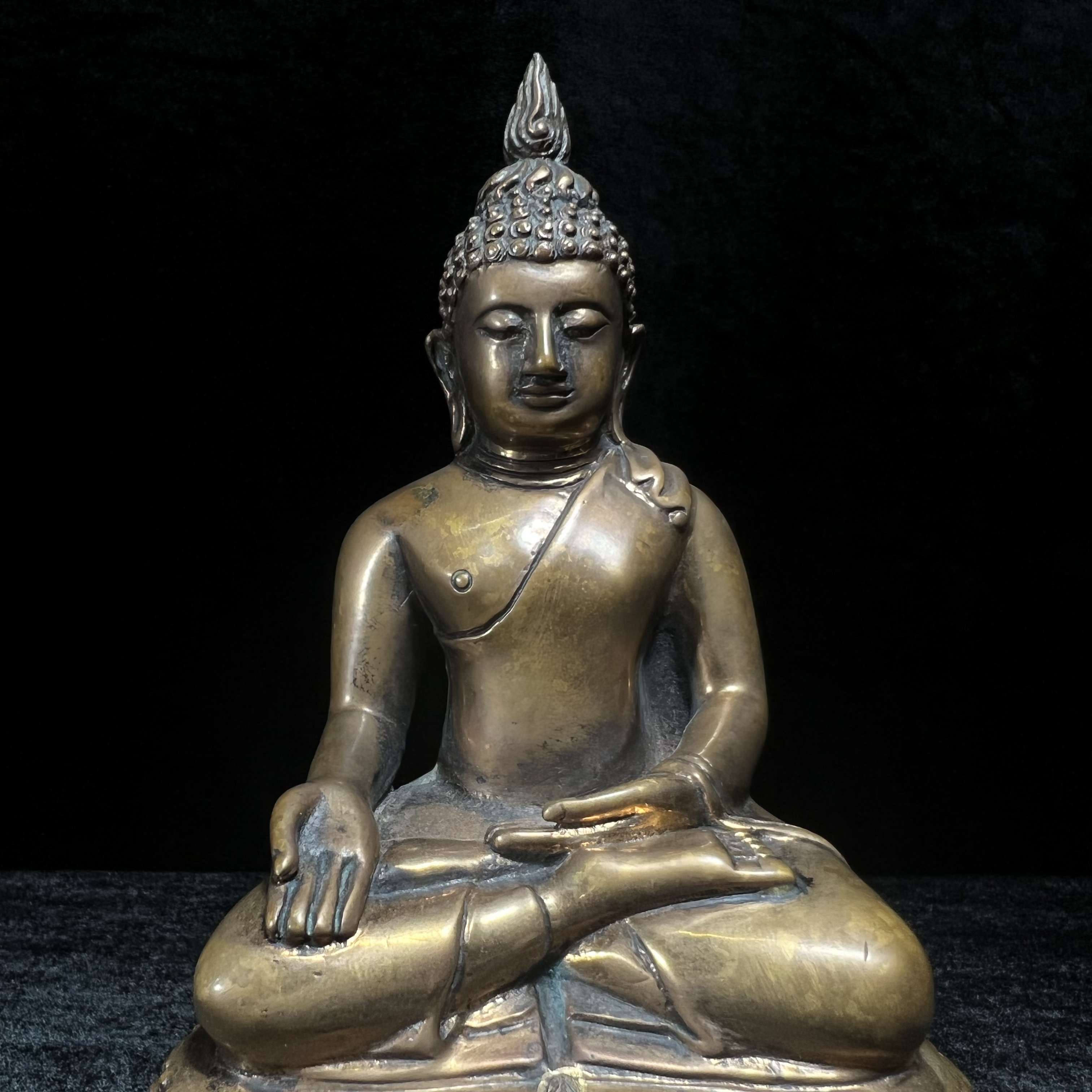 พระไพรีพินาศ วัดบวรนิเวศวิหาร ปี 2544 เนื้อสัมฤทธิ์ หน้าตัก 3นิ้ว (นิยมหายาก)(1ใน2989องค์)