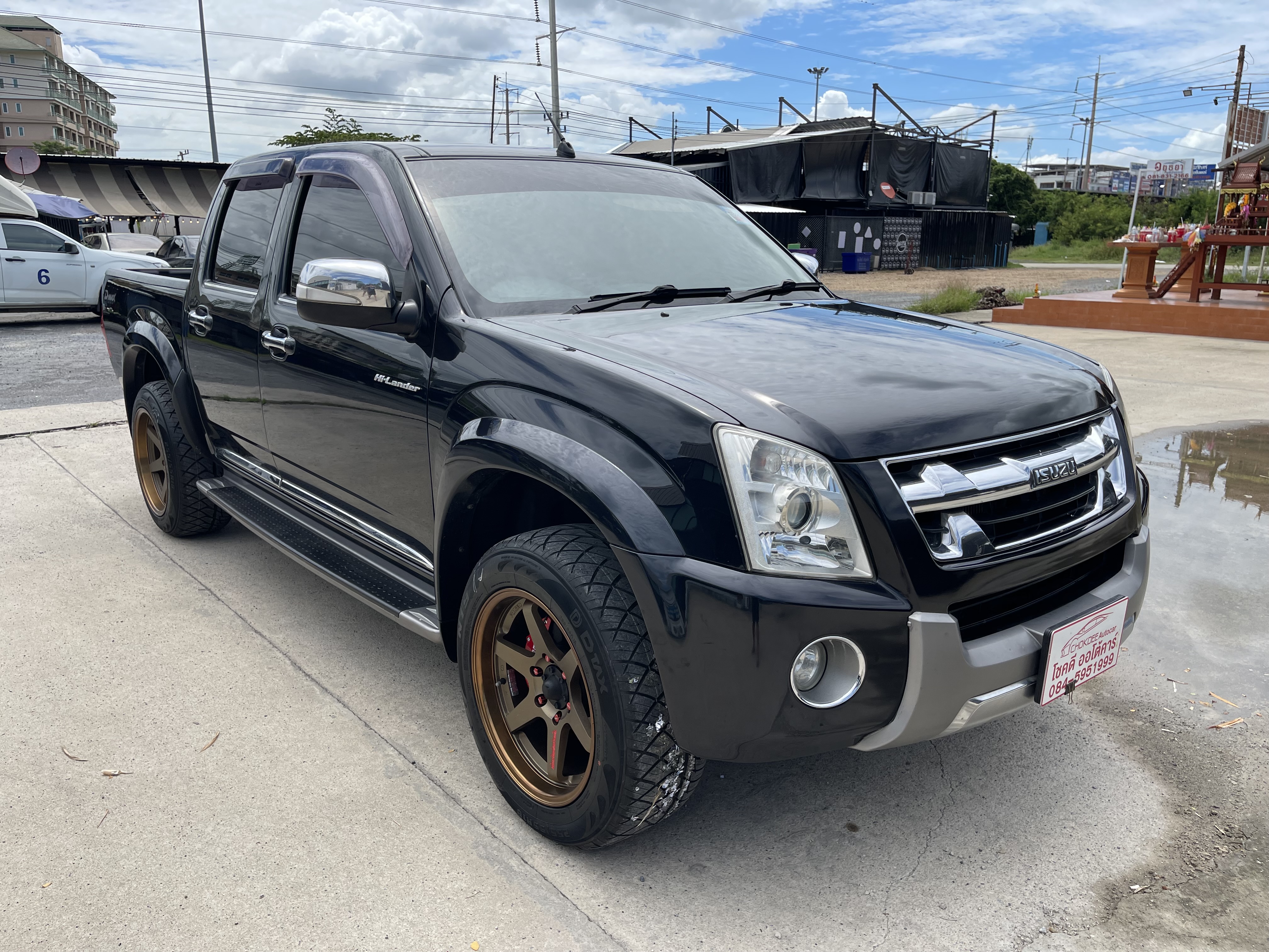 Isuzu Dmax 4ประตู Hilander 2.5 Abs 2011 ดำ