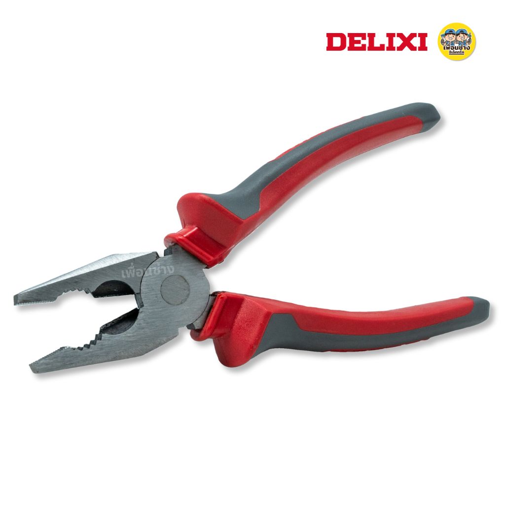 **2008S** DELIXI คีมปากจิ้งจก ขนาด 8 นิ้ว รุ่น DHCHT2008S คีม หุ้มฉนวน