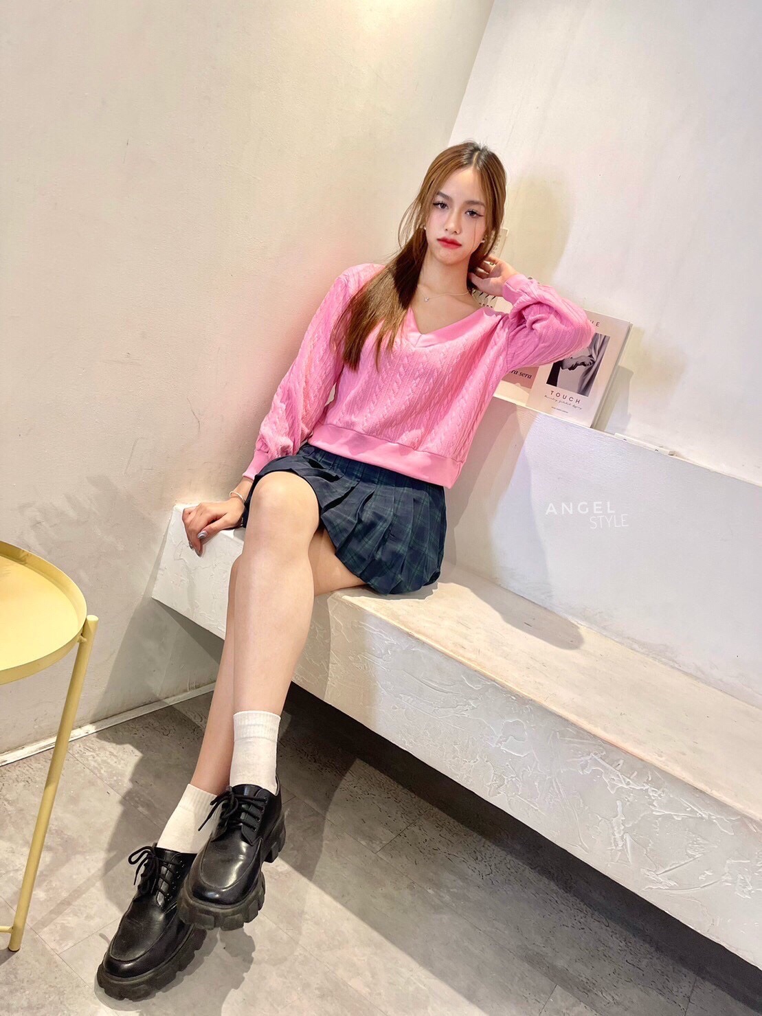 ครอปคอวีไหมพรม