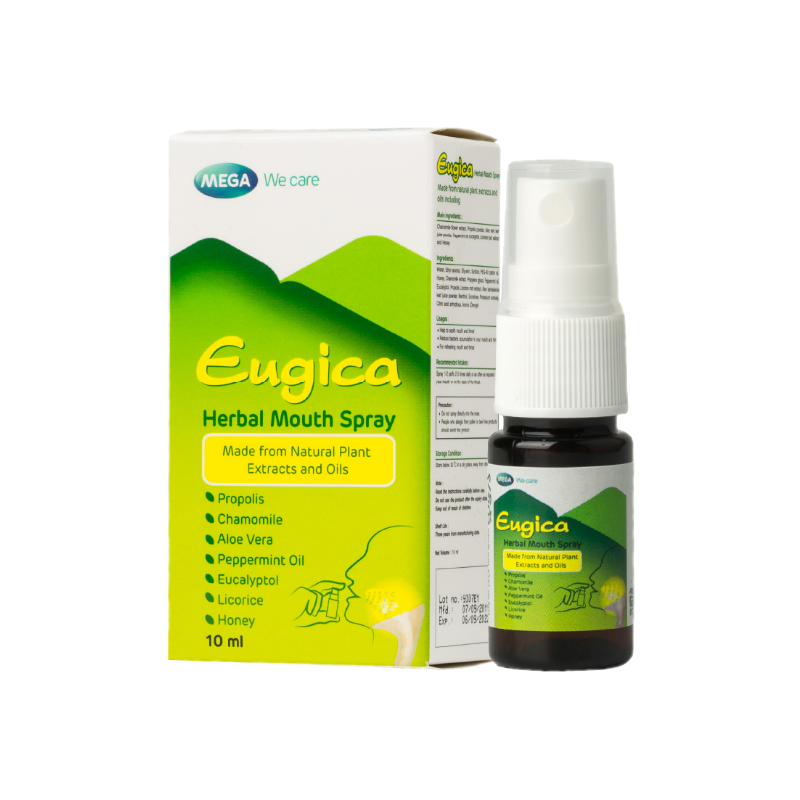 Eugica Herbal Mouth Spray 10 ml.