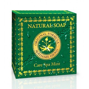 สบู่มาดามเฮงเขียว Care spa mint ( กล่องเขียว )