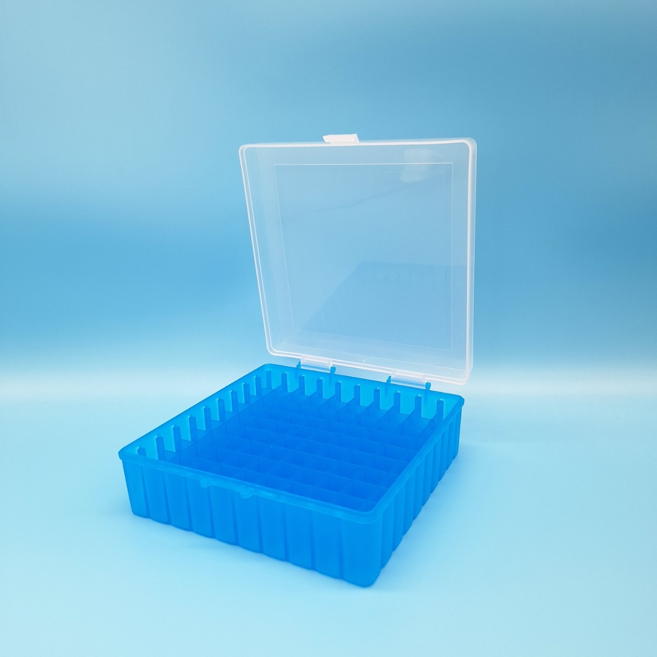 กล่องเก็บหลอดไมโครทิวป์ กล่องเก็บVial สำหรับแช่แข็งได้ 100 ช่อง (100-Well Microtube Storage Boxes) ขายต่อชิ้น