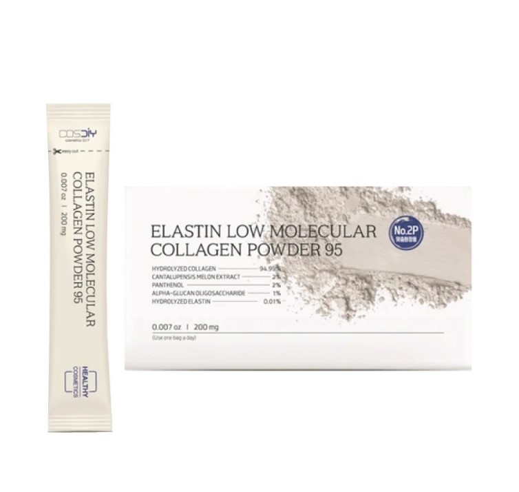 Elastin Low Molecular Collagen Powder 95 ผงอีลาสตินและคอลลาเจน (1กล่อง มี 7 ซอง)