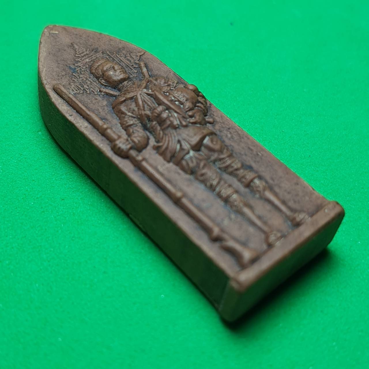 พระเครื่อง พระนเรศวร รางปืน เนื้อมวลสาร รุ่น กฤษฏาภินิหาร สีน้ำตาล พระแท้ พระนเรศวรแท้ พระนเรศวรขิงแท้ พระเครื่อง