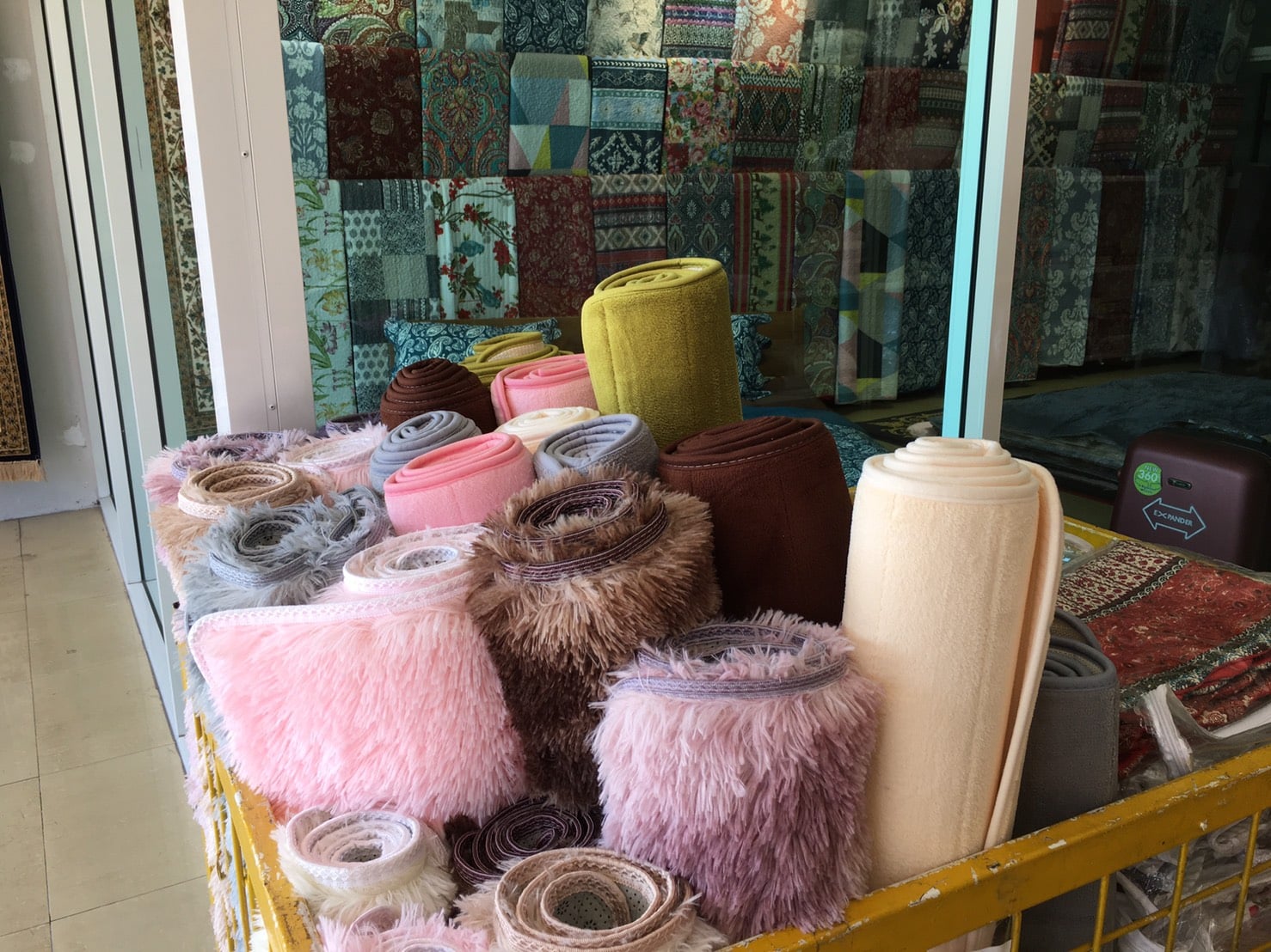 พรมปูพื้นทูโทน ขนนุ่ม