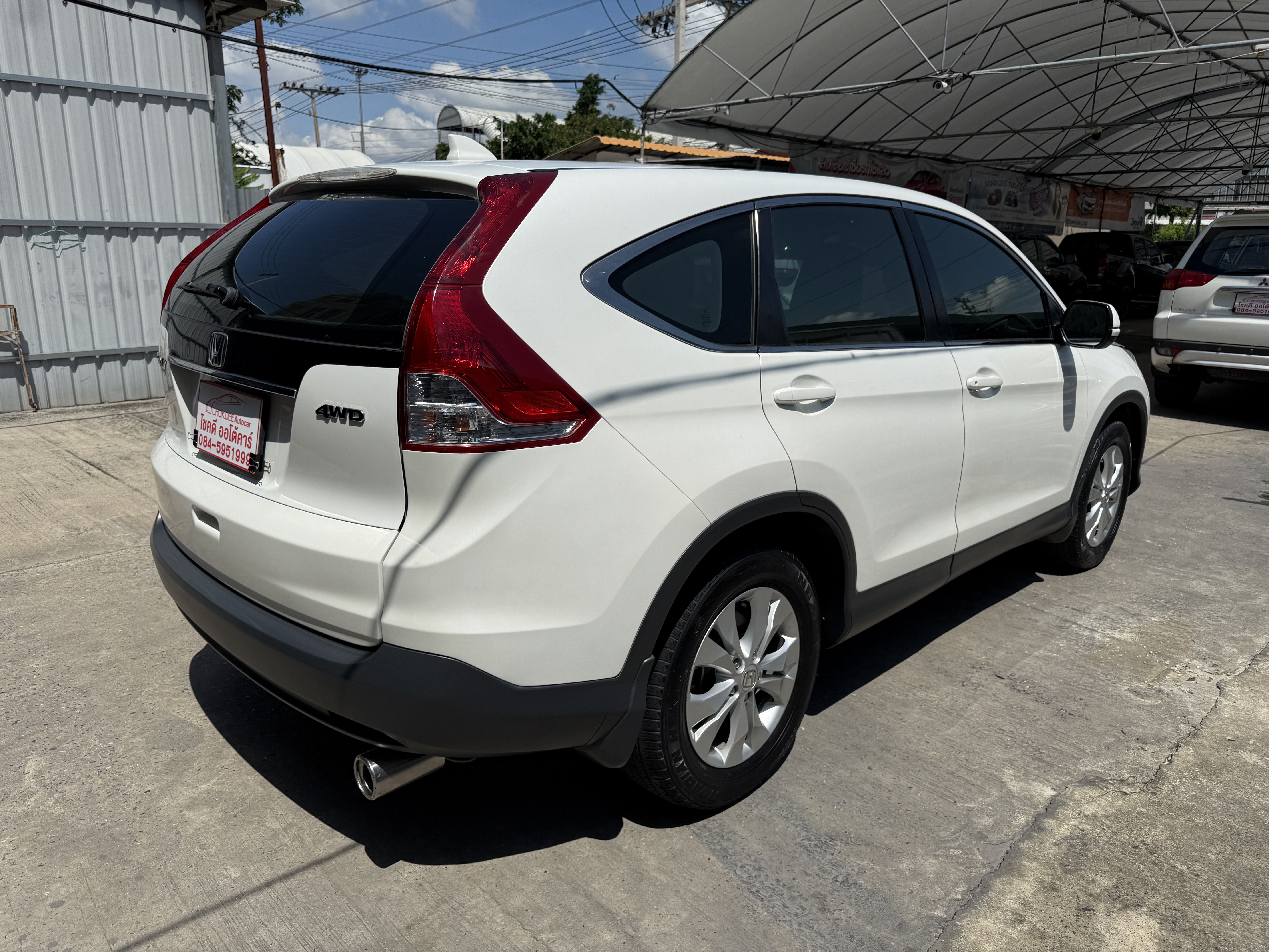 Honda CRV 2.0 E 4WD At 2013 ขาวมุก