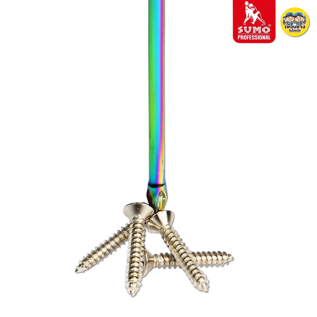 SUMO ชุดดอกไขควงลดแรงกระแทก PH2 65-150 mm. 5ชิ้น/ชุด ชุบแข็งด้วยเทคนิคขั้นสูง ทนต่อการเสียดสี