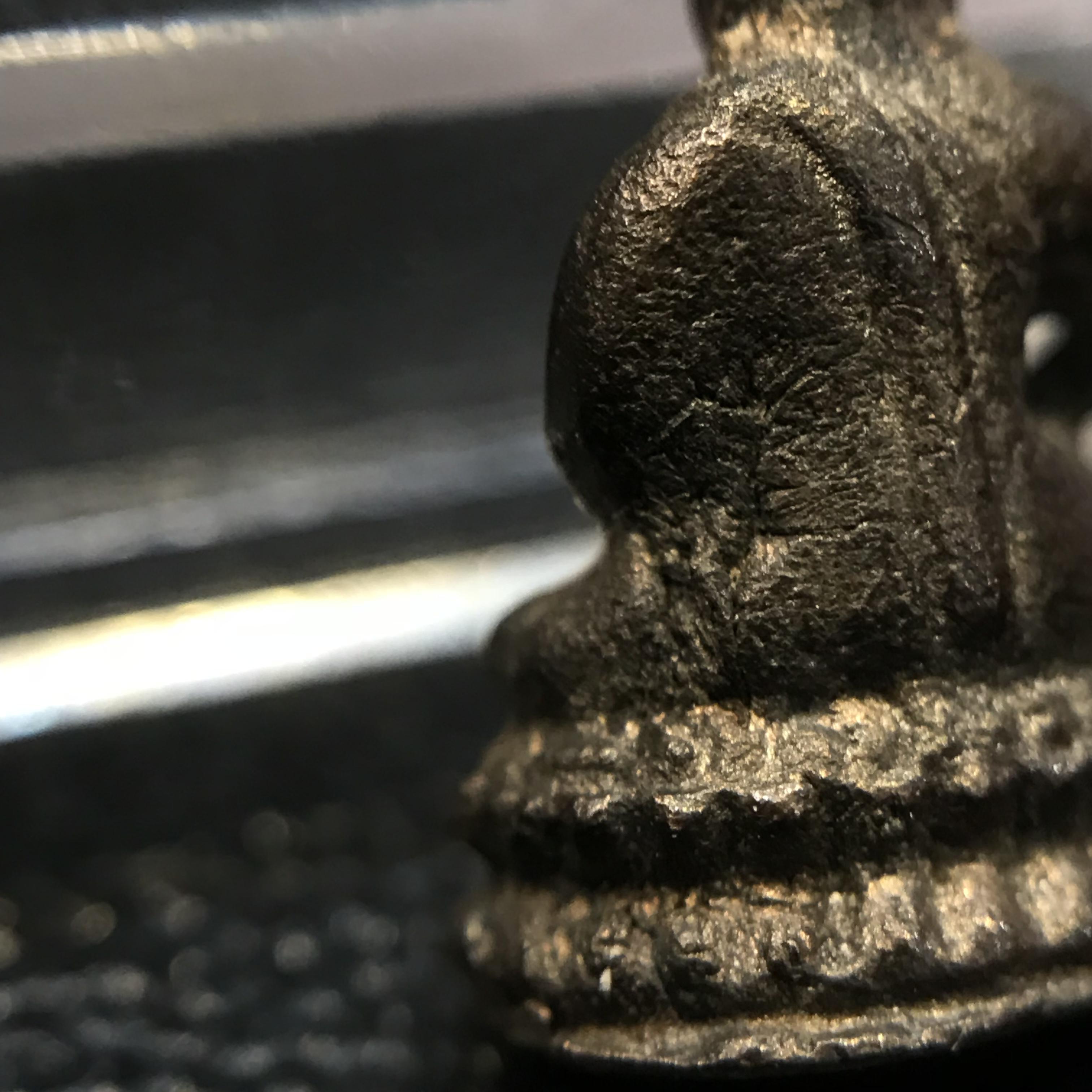 พระชัยวัฒน์อมรโมลี สมเด็จพระวันรัต (จุนท์ พรหมคตโต) วัดบวรนิเวศฯ เนื้อนวโลหะ ปี๒๕๓๔ สภาพสวยหายาก!!!(ตอกโค๊ด)