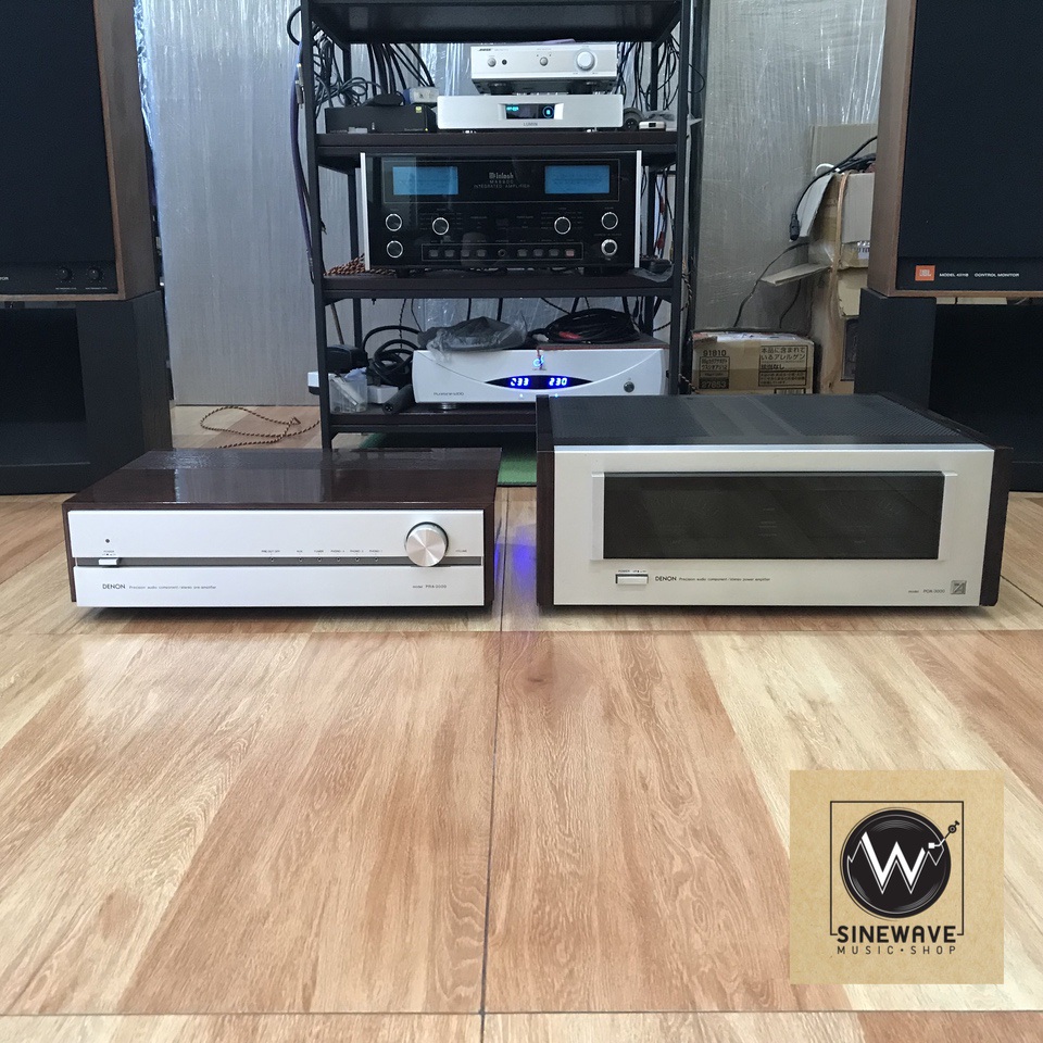 ฝากขาย Pre + Power ยี่ห้อ Denon รุ่น PRA-2000 + POA-3000 (Made in Japan)
