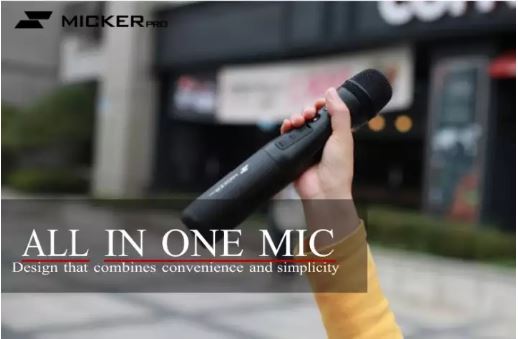 mickerpro ไมค์โครโฟนพกพา เอนกประสงค์ 10W
