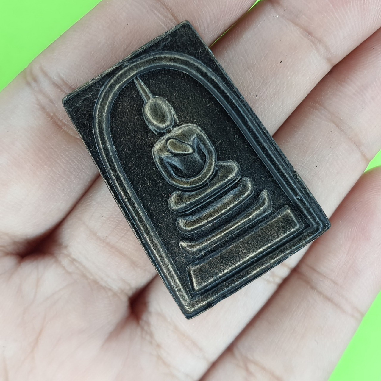 พระเครื่อง พระสมเด็จ 3 ชั้น สีทำเก่า รุ่น กฤษฏาภินิหาร พระสมเด็จเก่าๆ พระสมเด็จสามชั้น พระสมเด็จระฆัง พระสมเด็จแท้ พระแท้ พระสมเด็จสวยๆ เนื้อผง