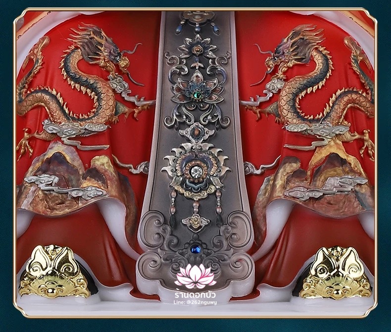 เง็กเซียนฮ่องเต้ หยกอ๋องส่องเต่ และ พระนางซีหวังหมู่ กิมบ้อเนี่ยเนี้ย งานหินอ่อนคุณภาพสูง ขนาด 12/16/19/26 นิ้ว