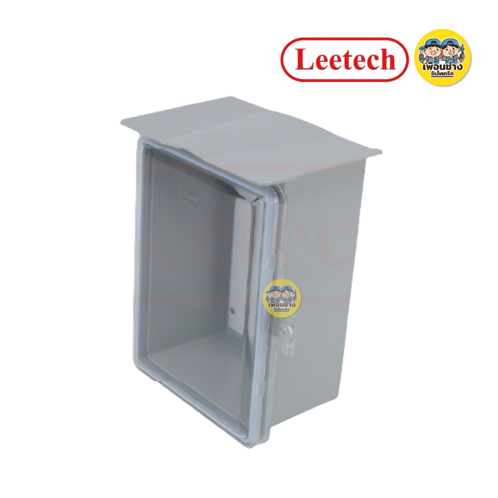 **ฝาใส** LEETECH ตู้กันน้ำพลาสติกฝาใส รุ่น L-CT ขนาด 4x6 6x8 7x12 9x10 10x12 สีเทา สีดำ กล่องกันน้ำพลาสติก กันน้ำ IP54 ลีเทค