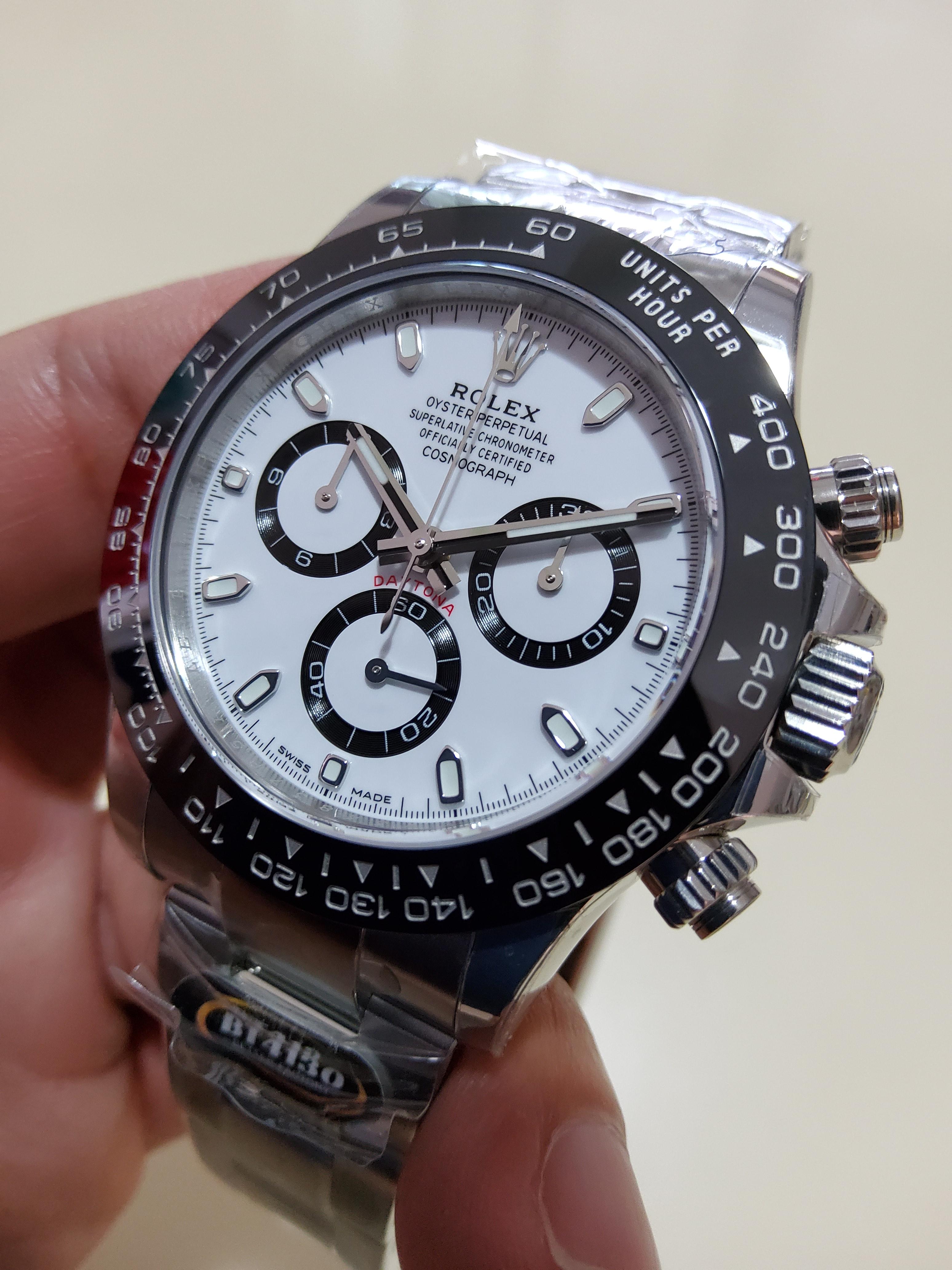 PRE-ORDER ROLEX DAYTONA CERAMIC (40MM.) กลไกโคลน Rolex 4130 By BT FACTORY