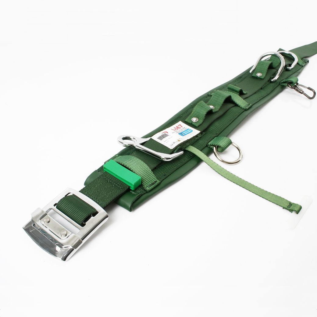 YAMADA เข็มขัดเซฟตี้ ปีนเสาไฟฟ้า รุ่น L667 Lineman safety belt เข็ดขัดปีนเสาไฟ