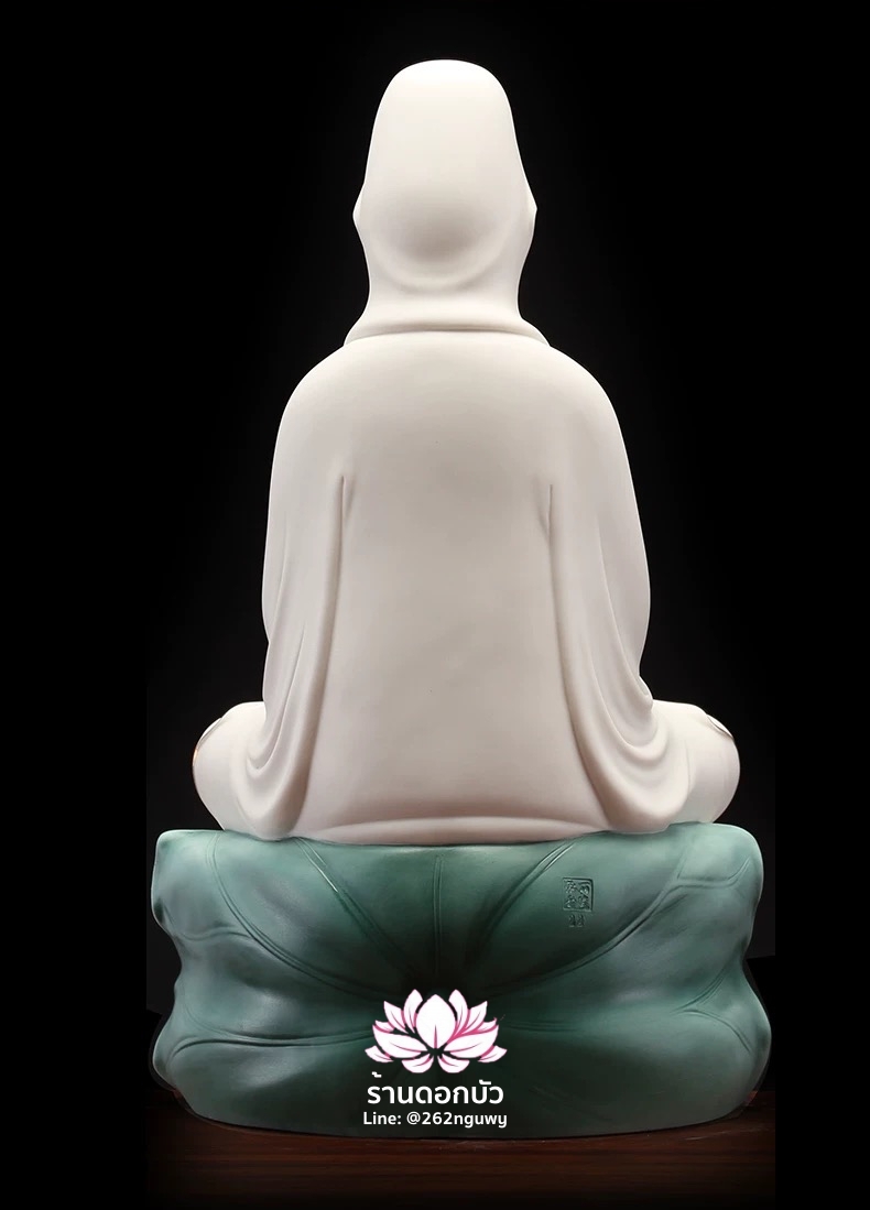 พระพุทธเจ้า (พระยูไล) พระโพธิสัตว์กวนอิม (กวนอิมผ่อสัก) พระกษิติครรภโพธิสัตว์ (ตี่จั่งอ๊วงผ่อสัก) และพระศรีอริยเมตไตรย (หมีเล่อฝอ) ขนาด 12/16 นิ้ว