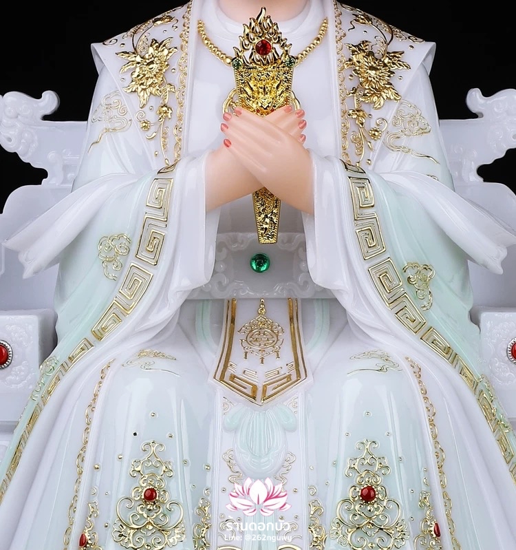 หม่าโจ้ว ม่าจ้อโป๋ เทียนส่งเซ่งโบ้ เทียนโหวเซี่ยบ้อ งานหินอ่อนคุณภาพสูง ขนาด 12/16/19/26 นิ้ว